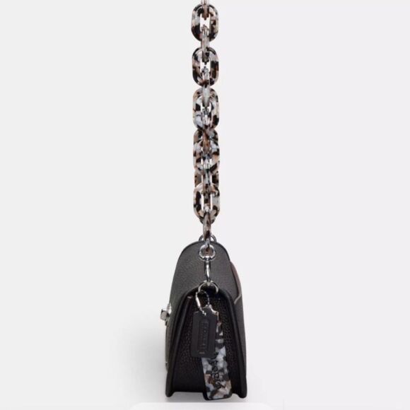 Coach Leather Wavy Dinky Crossbody/Shoulder Bag Coachtopia Pebbled Leather NWT - Picture 10 of 12